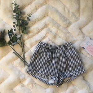 checkered forever 21 shorts
